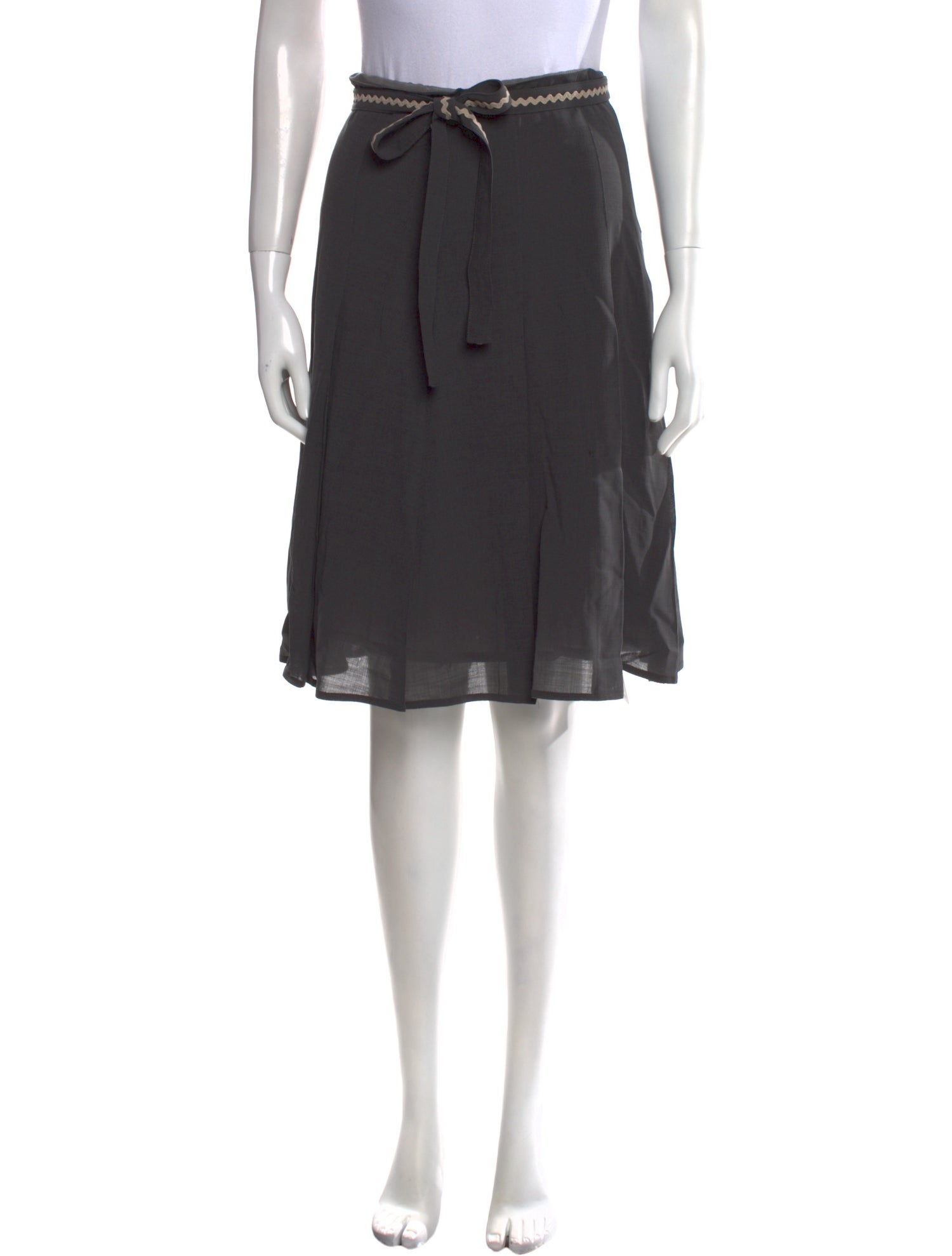Piazza Sempione Virgin Wool Knee-Length Skirt