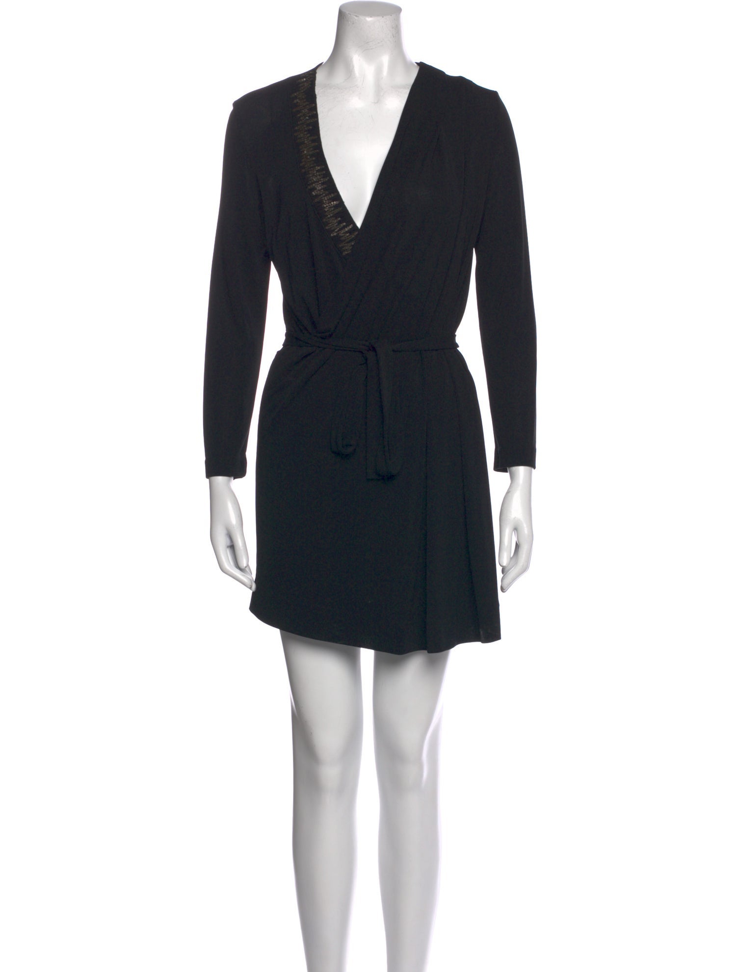 Piazza Sempione V-Neck Mini Dress