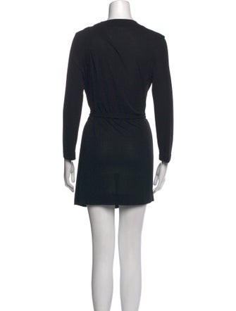 Piazza Sempione V-Neck Mini Dress