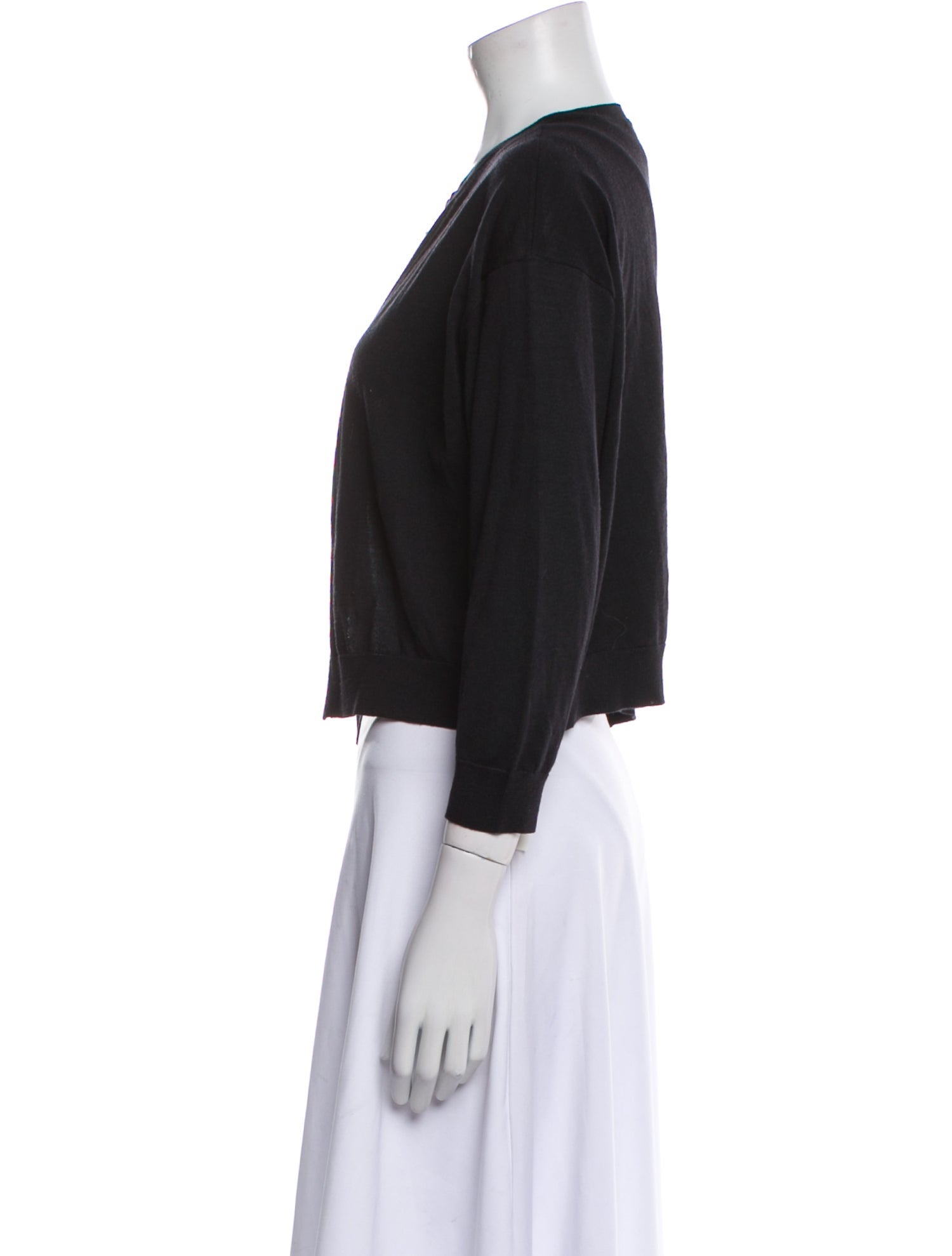 Piazza Sempione V-Neck Three-Quarter Sleeve Top