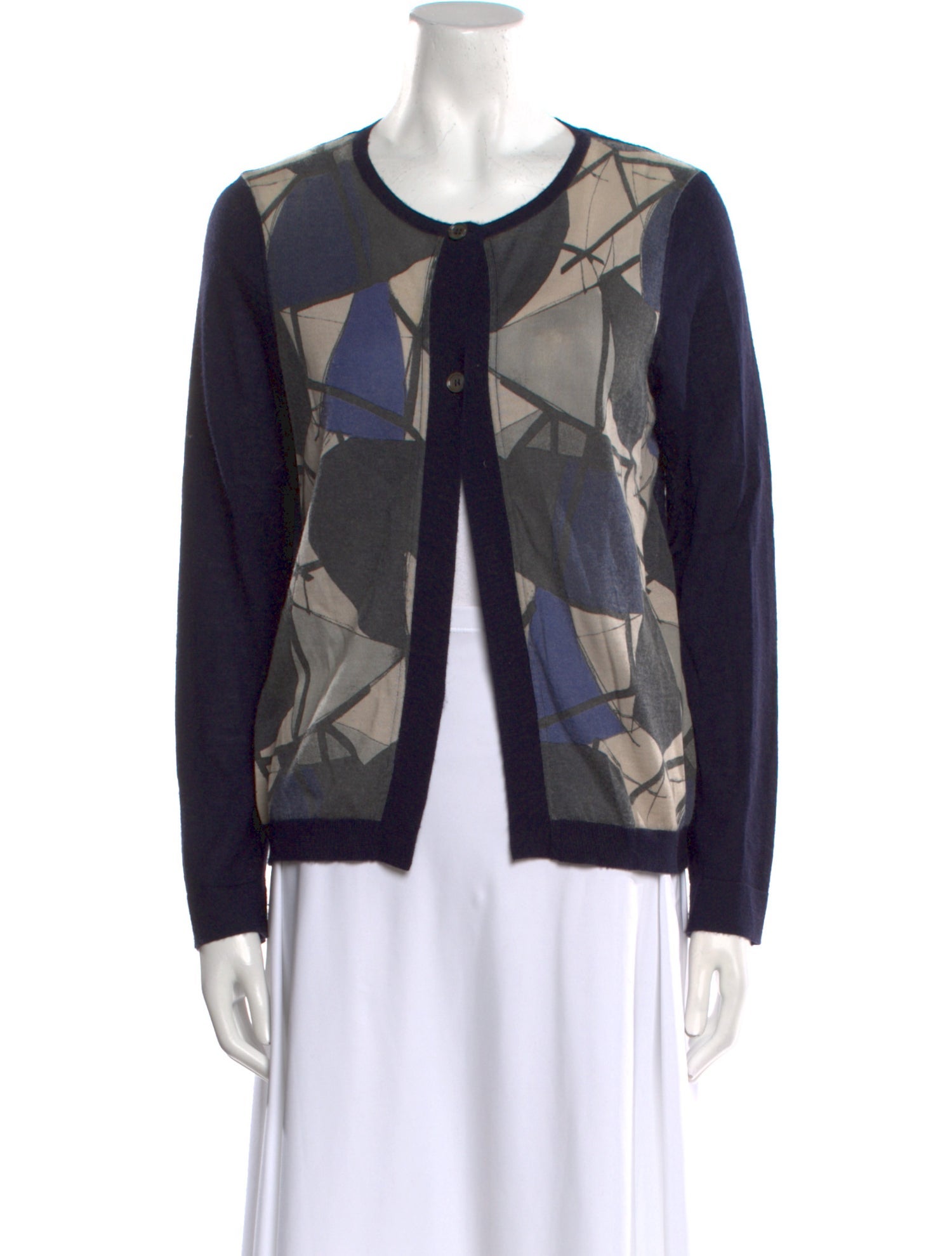 Piazza Sempione Cashmere Printed Sweater