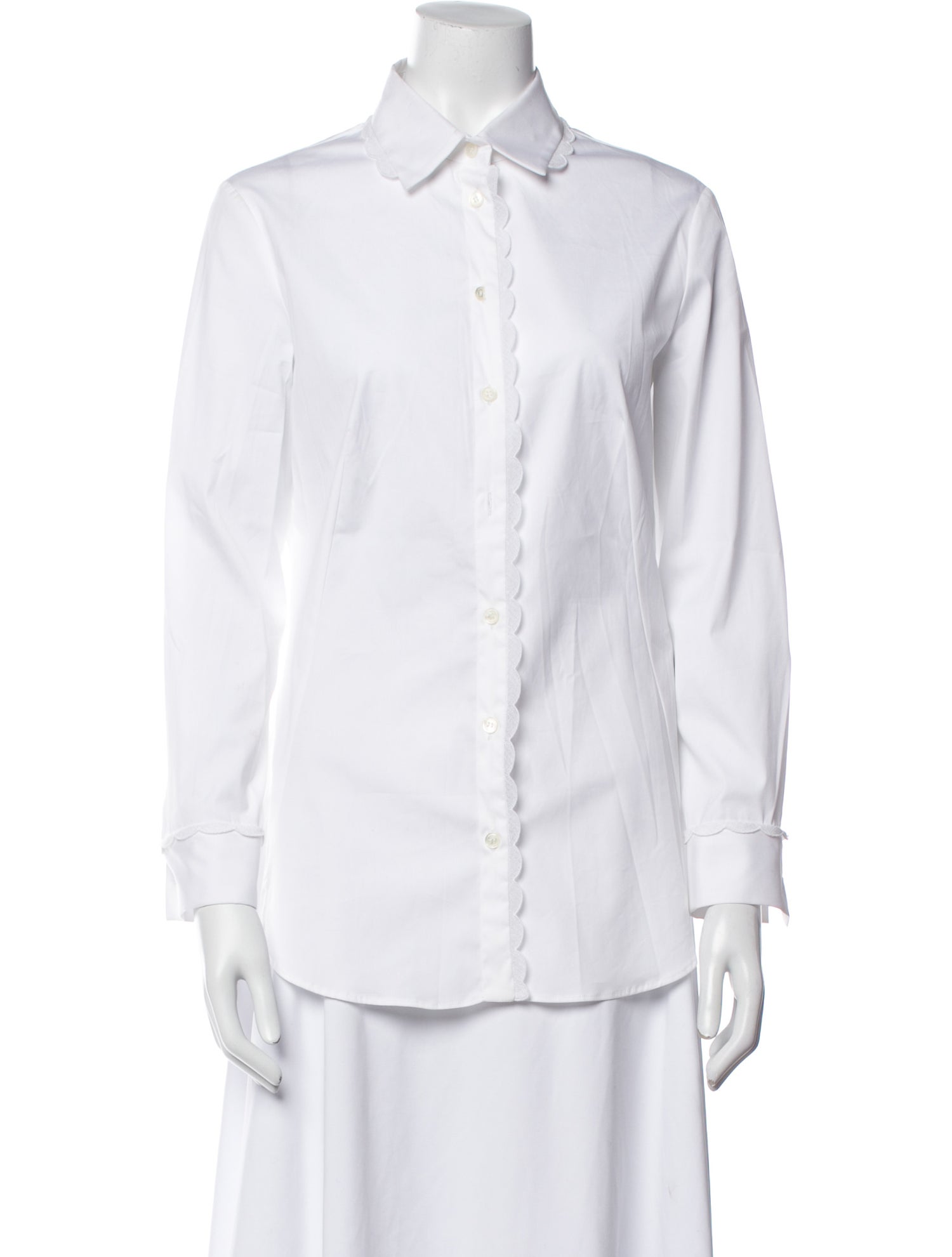 Piazza Sempione Long Sleeve Button-Up Top