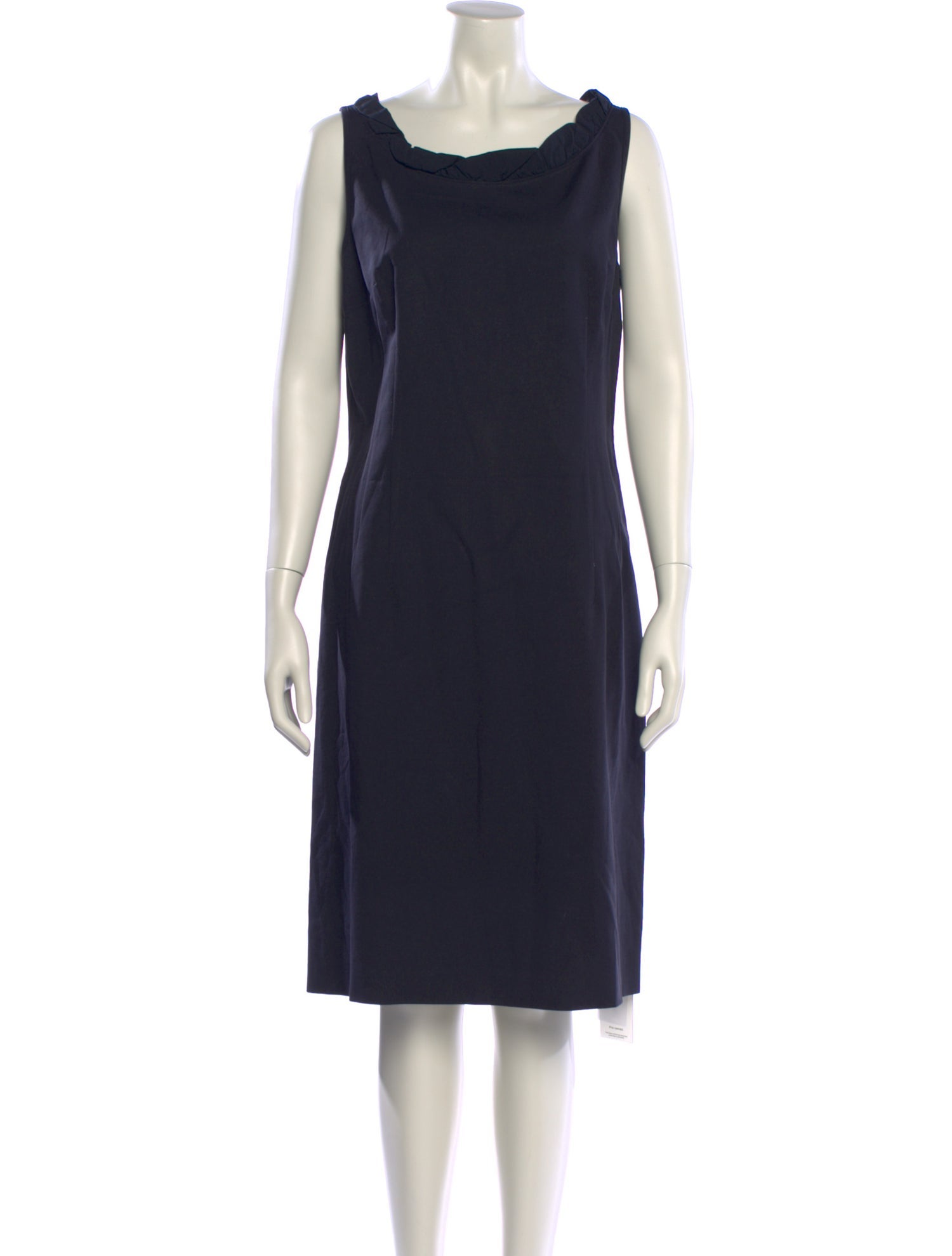 Piazza Sempione Cowl Neck Midi Length Dress