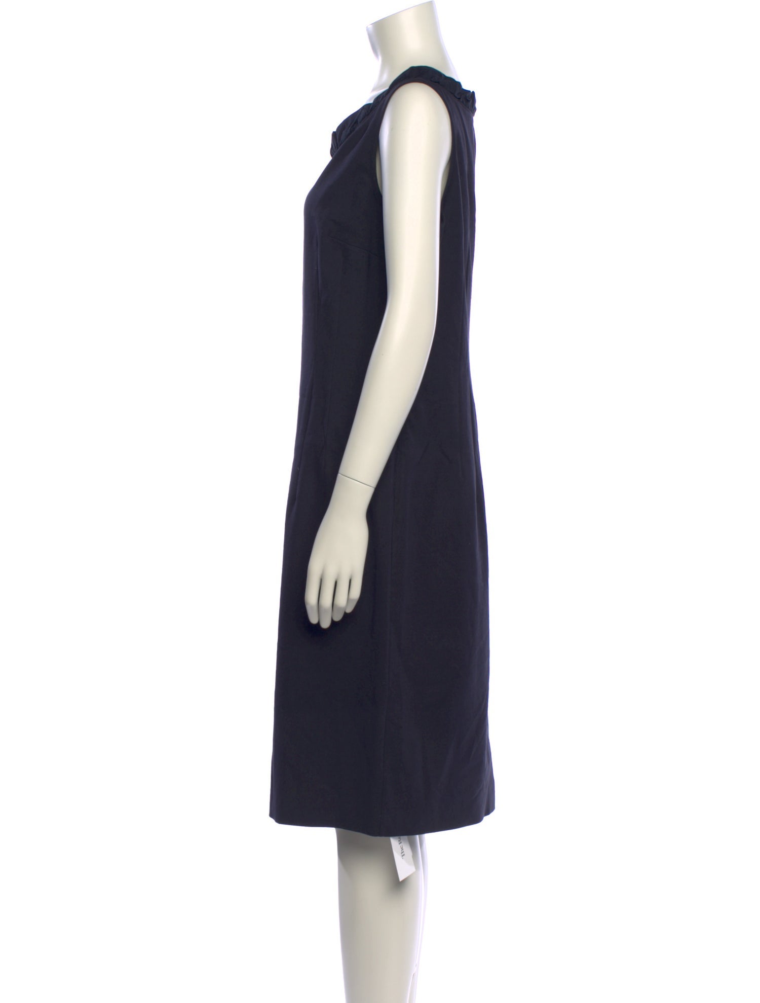 Piazza Sempione Cowl Neck Midi Length Dress