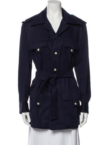 Pierre Cardin Coats Vintage 1980's Trench Coat L