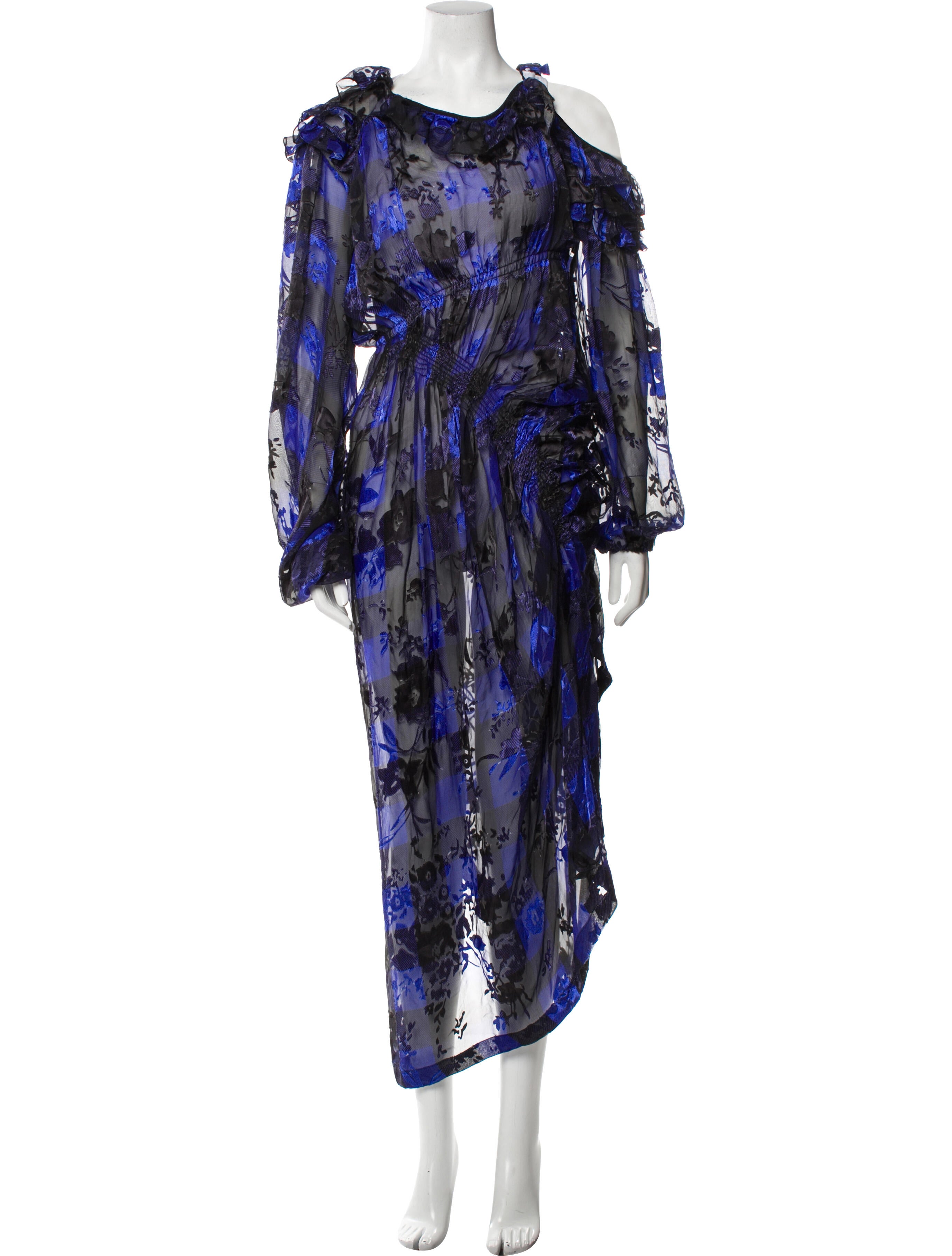 Preen by Thornton Bregazzi Floral Print Long Dress