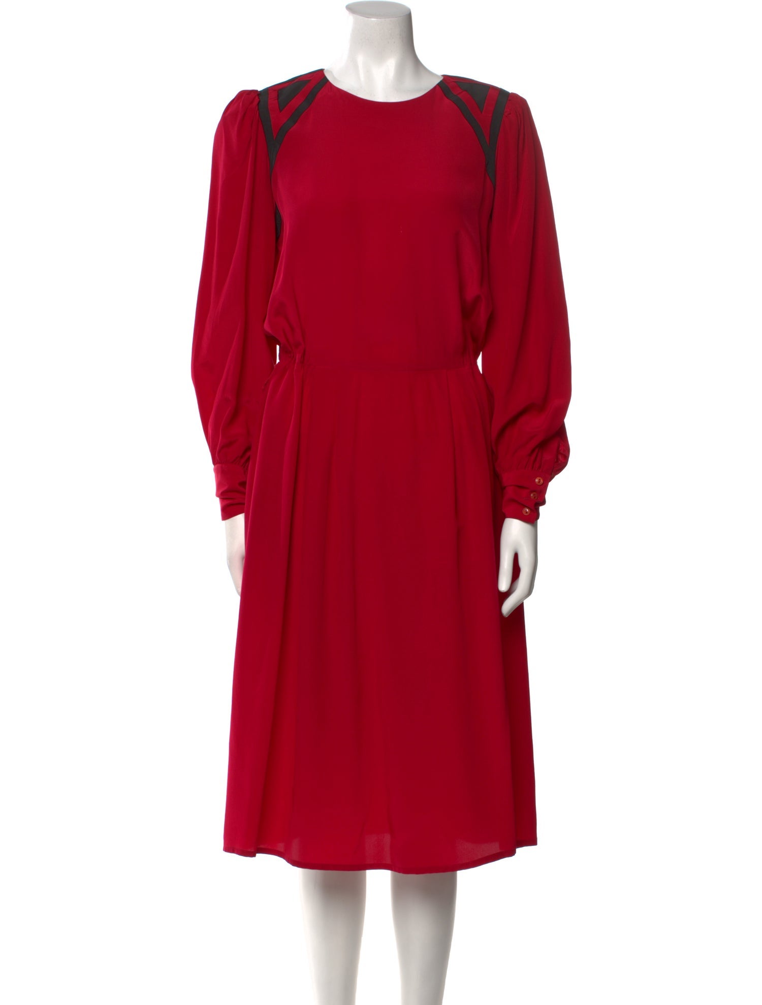 Pierre Cardin Silk Midi Length Dress w/ Tags