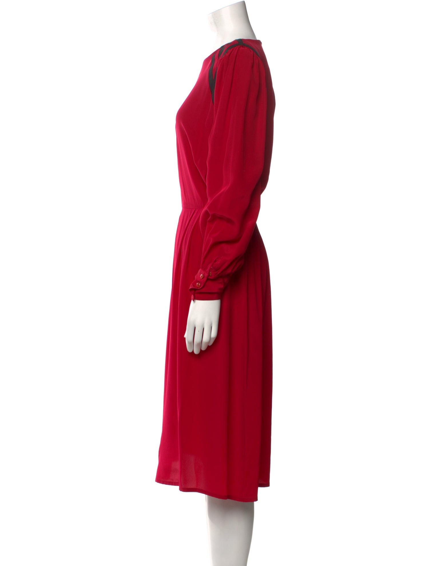 Pierre Cardin Silk Midi Length Dress w/ Tags