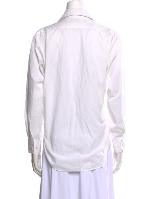 Pierre Cardin Long Sleeve Button-Up Top