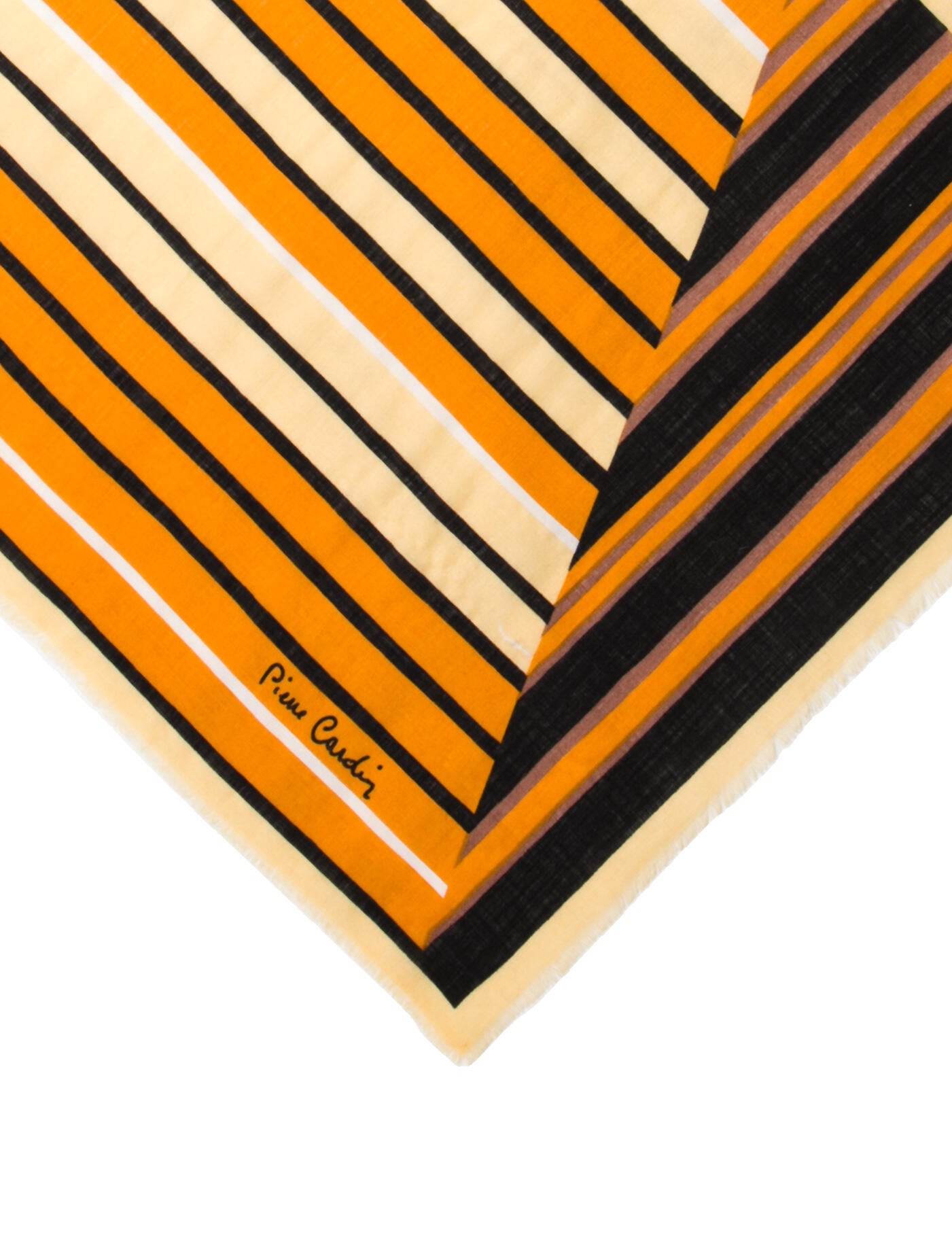 Pierre Cardin Silk Striped Scarf
