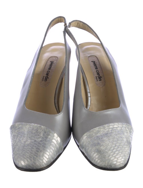 Pierre Cardin Leather Slingback Pumps