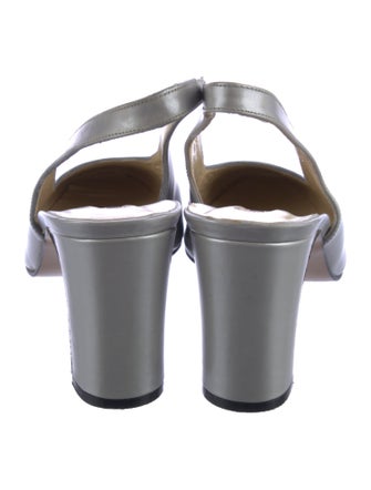 Pierre Cardin Leather Slingback Pumps