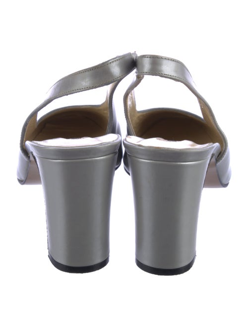 Pierre Cardin Leather Slingback Pumps
