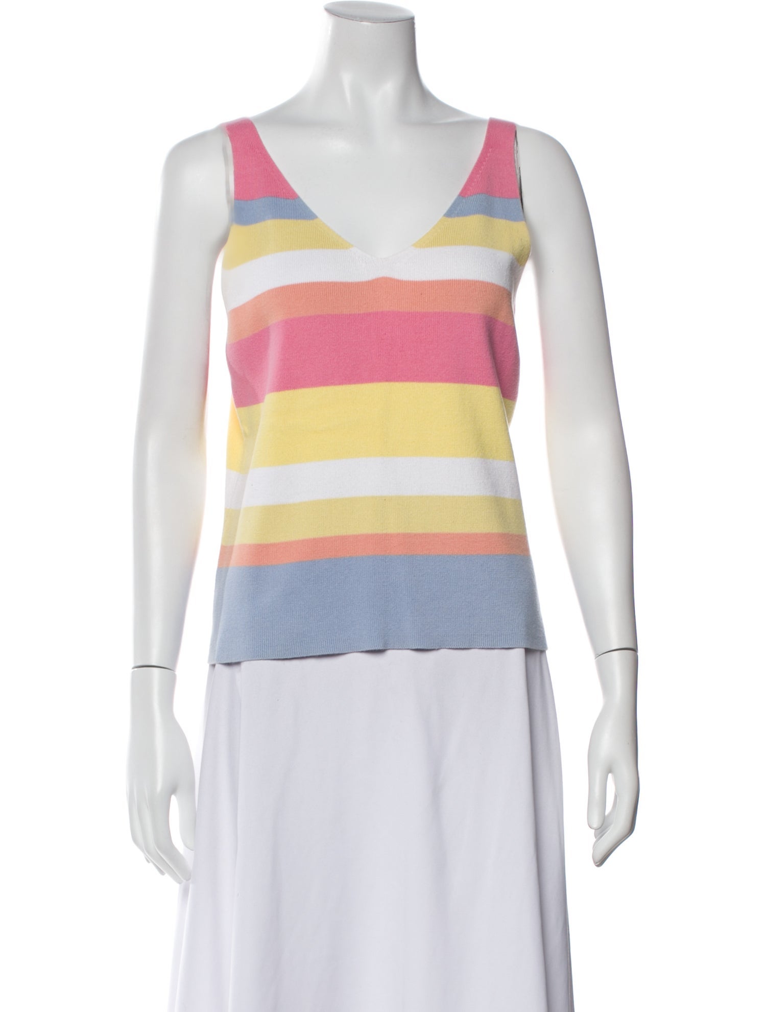 Pierre Cardin Striped V-Neck Sweater