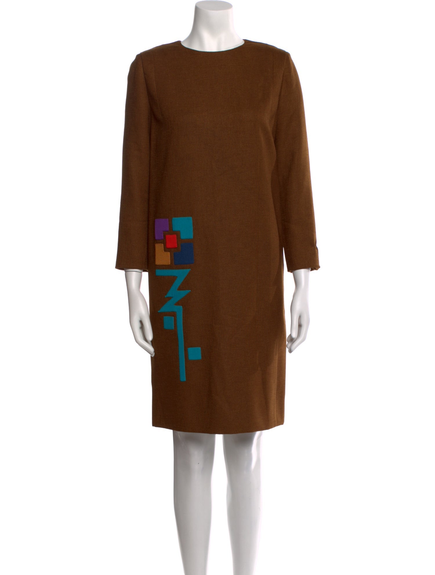 Pierre Cardin Wool Knee-Length Dress