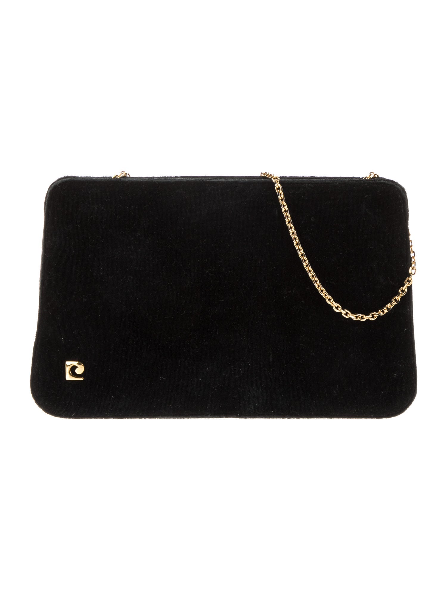 Pierre Cardin Velvet Shoulder Bag