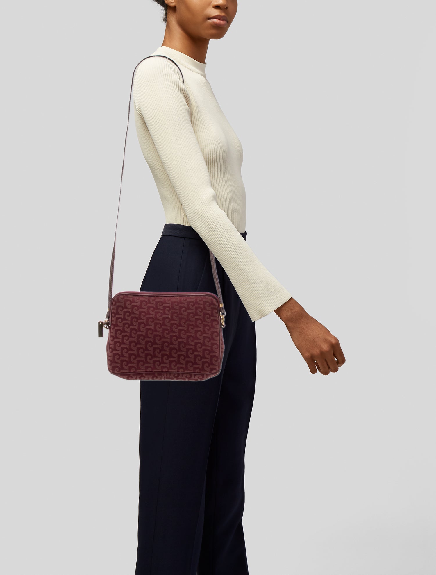 Pierre Cardin Canvas Crossbody Bag