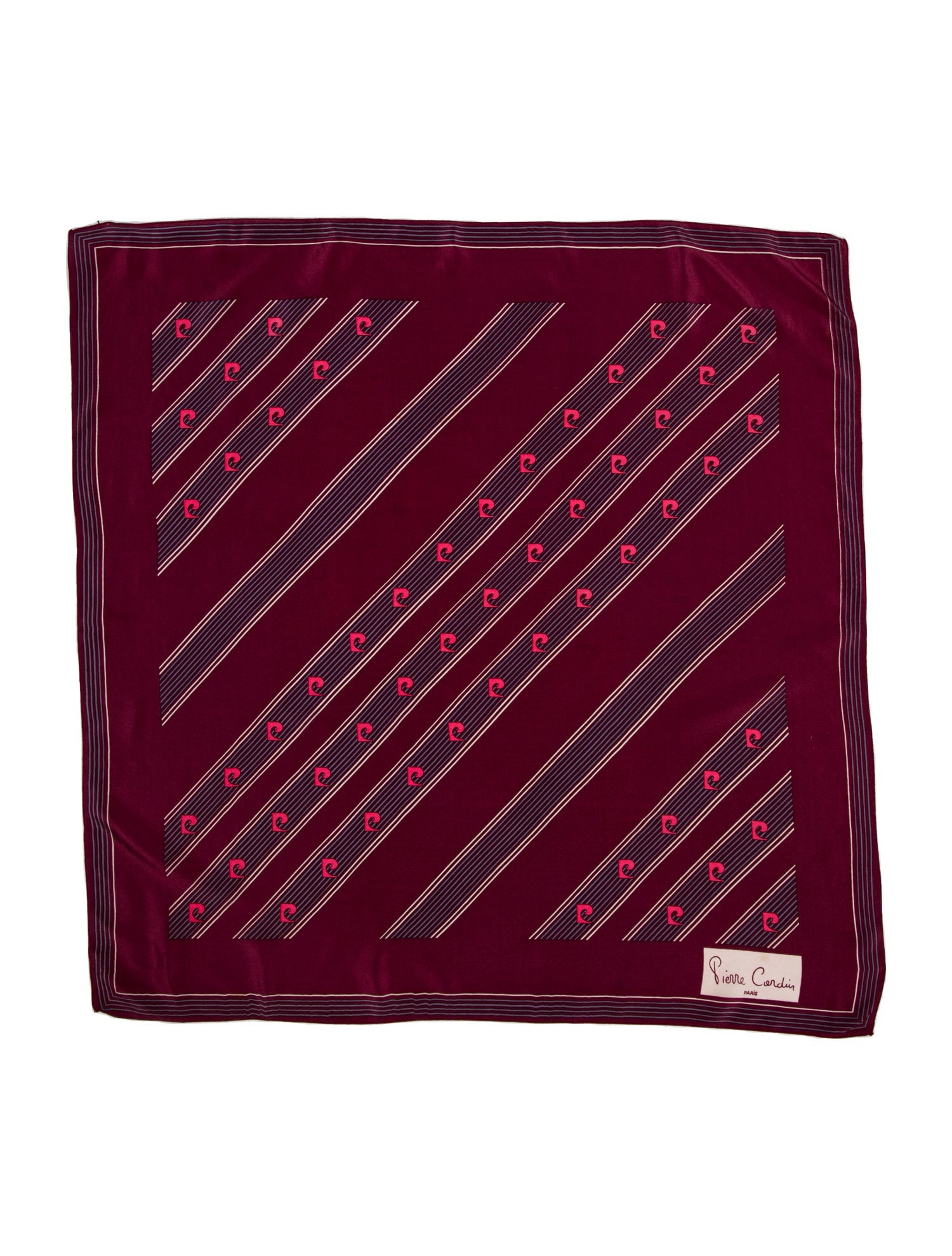 Pierre Cardin Silk Printed Scarf