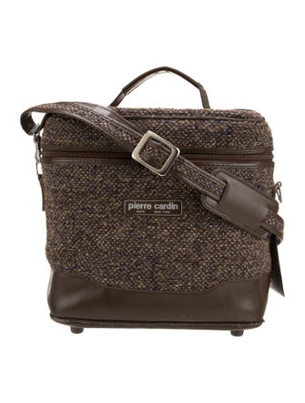 Pierre Cardin Tweed Messenger Bag