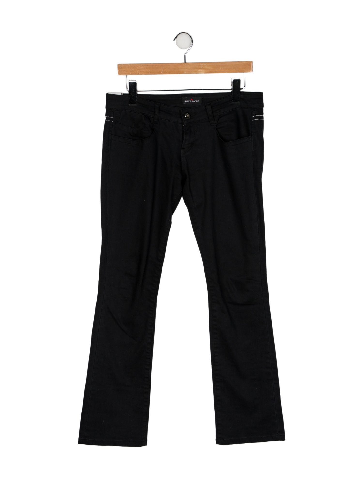 Pierre Cardin Mid-Rise Straight Leg Jeans
