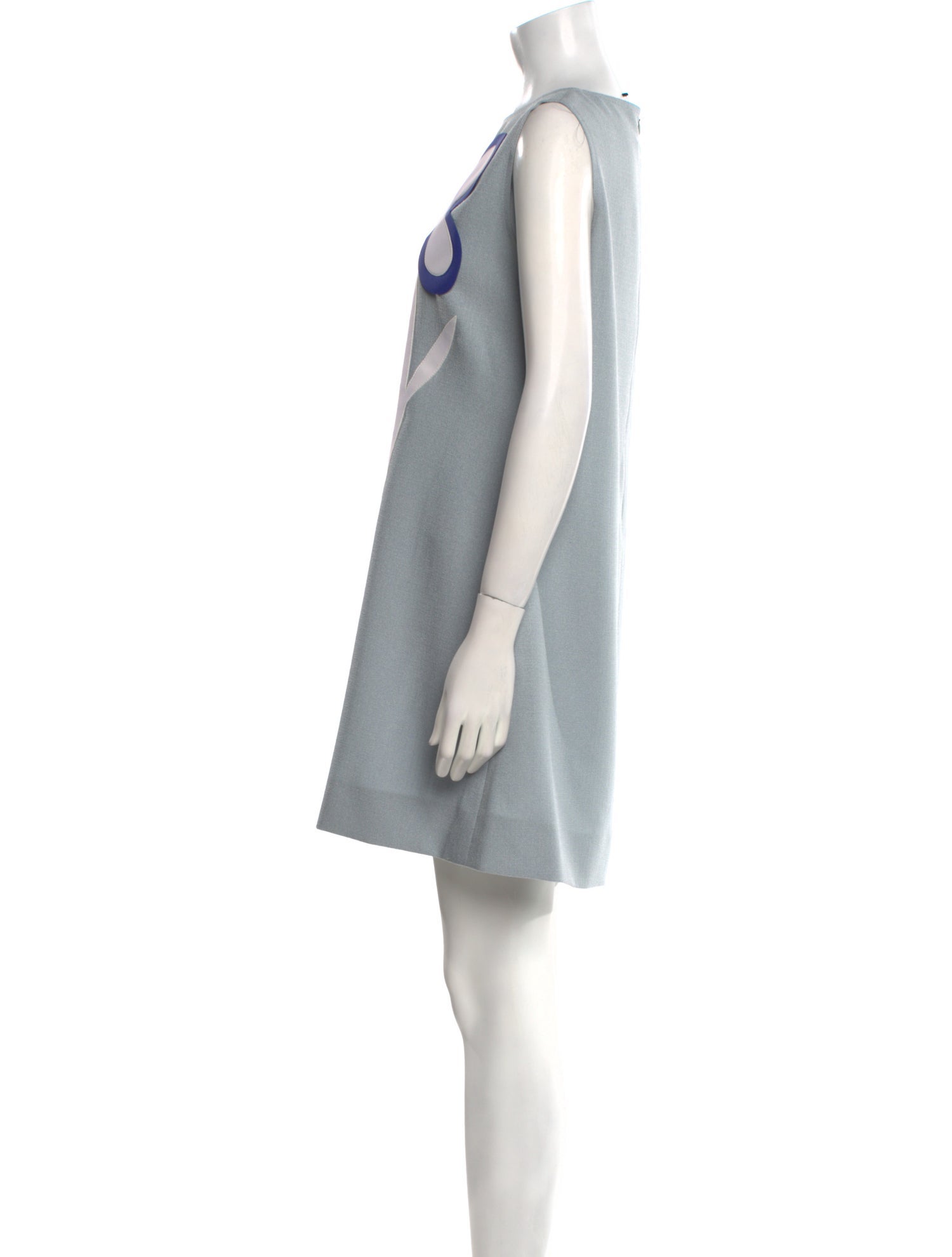 Pierre Cardin Scoop Neck Mini Dress