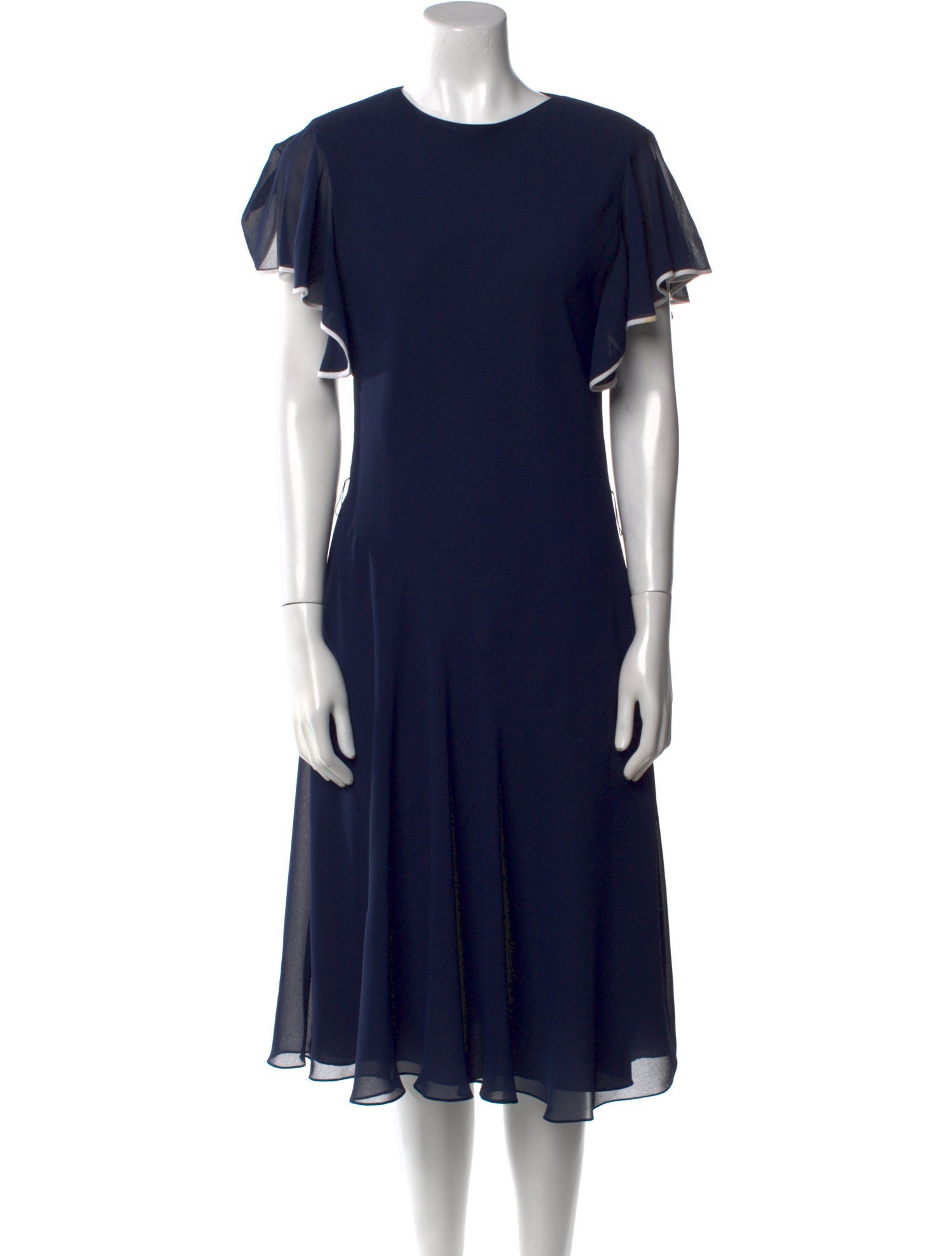 Pierre Cardin Crew Neck Midi Length Dress