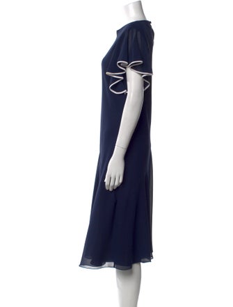 Pierre Cardin Crew Neck Midi Length Dress