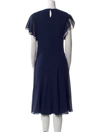 Pierre Cardin Crew Neck Midi Length Dress