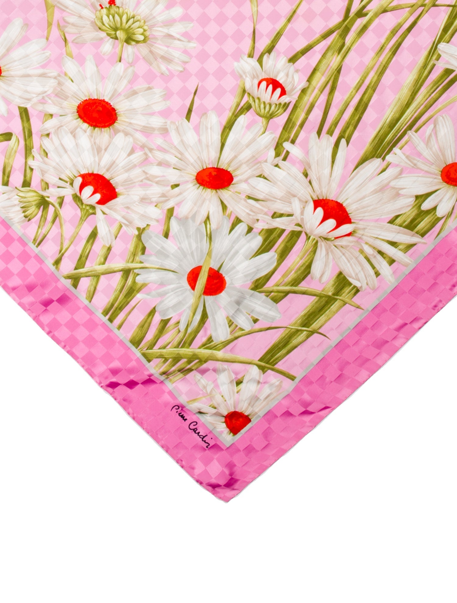 Pierre Cardin Silk Floral Print Scarf w/ Tags