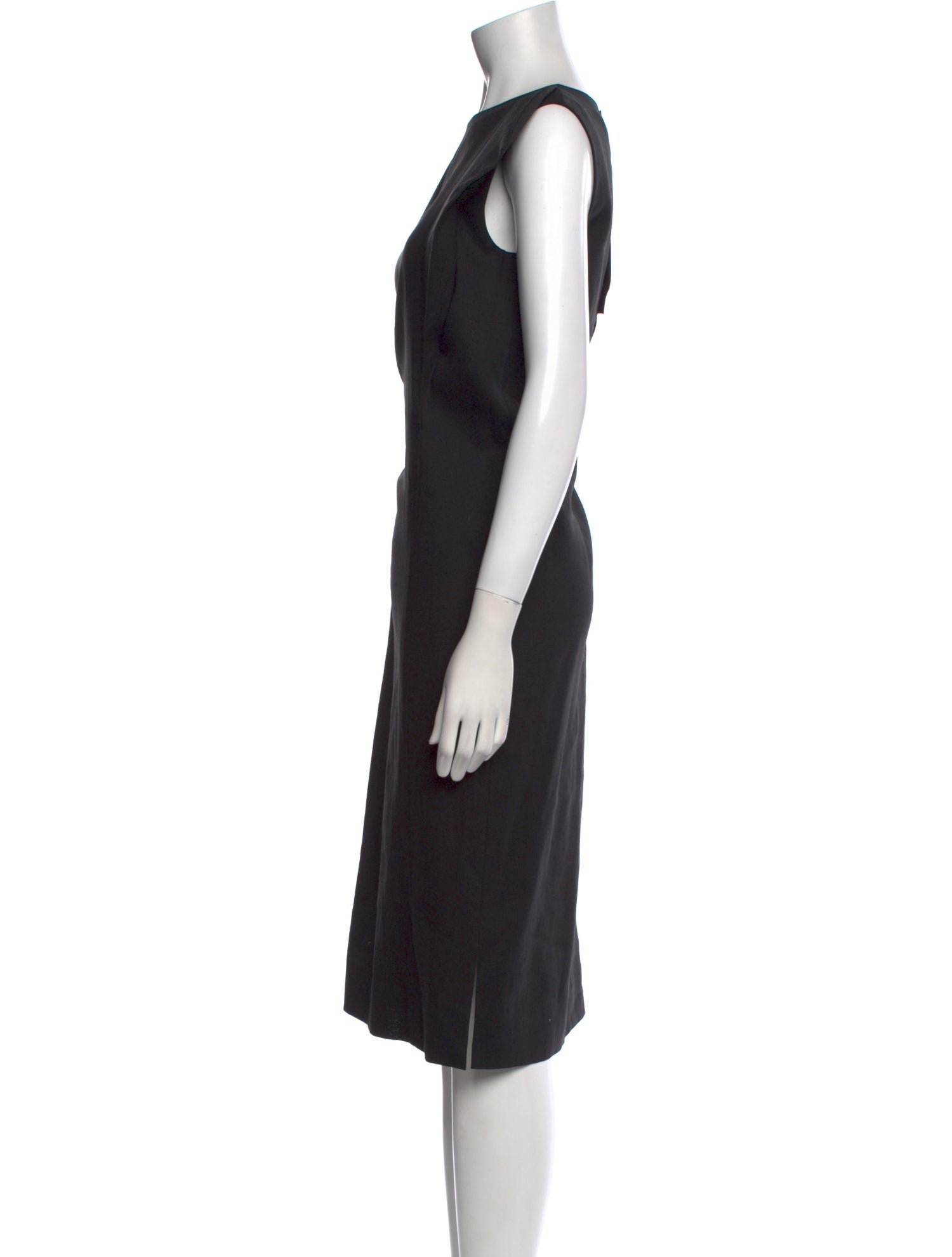 Pierre Cardin Bateau Neckline Midi Length Dress