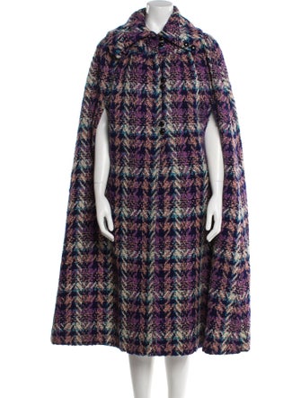Pierre Cardin Tweed Pattern Cape