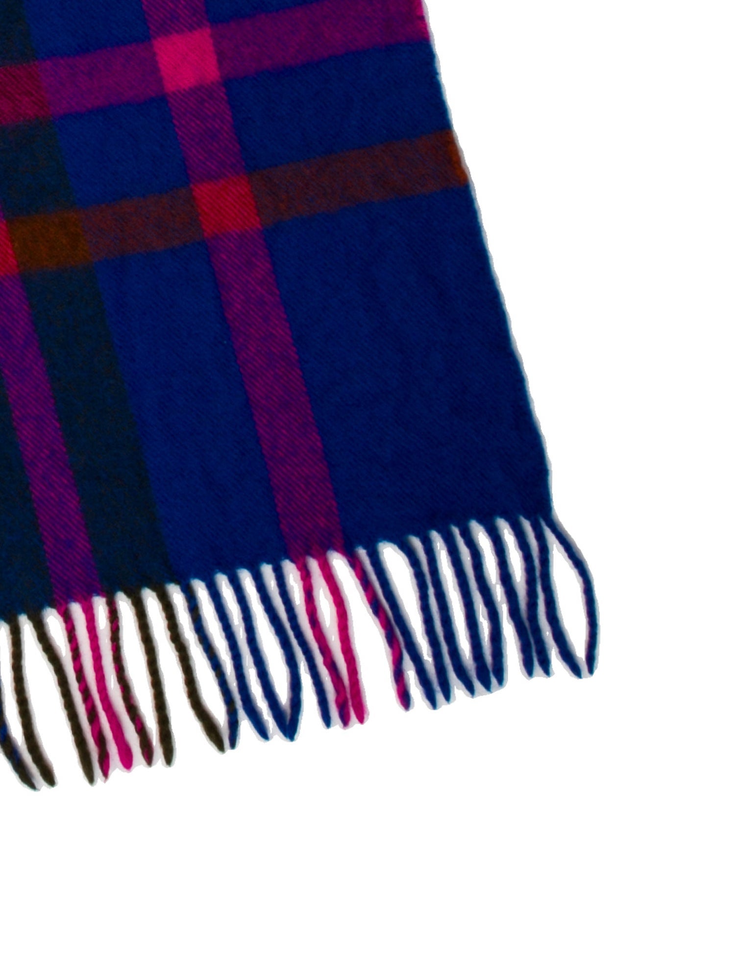 Pierre Cardin Wool Plaid Print Scarf