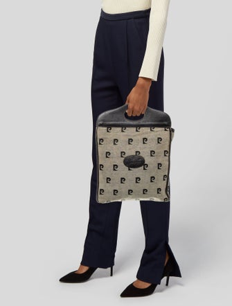 Pierre Cardin Canvas Minaudière