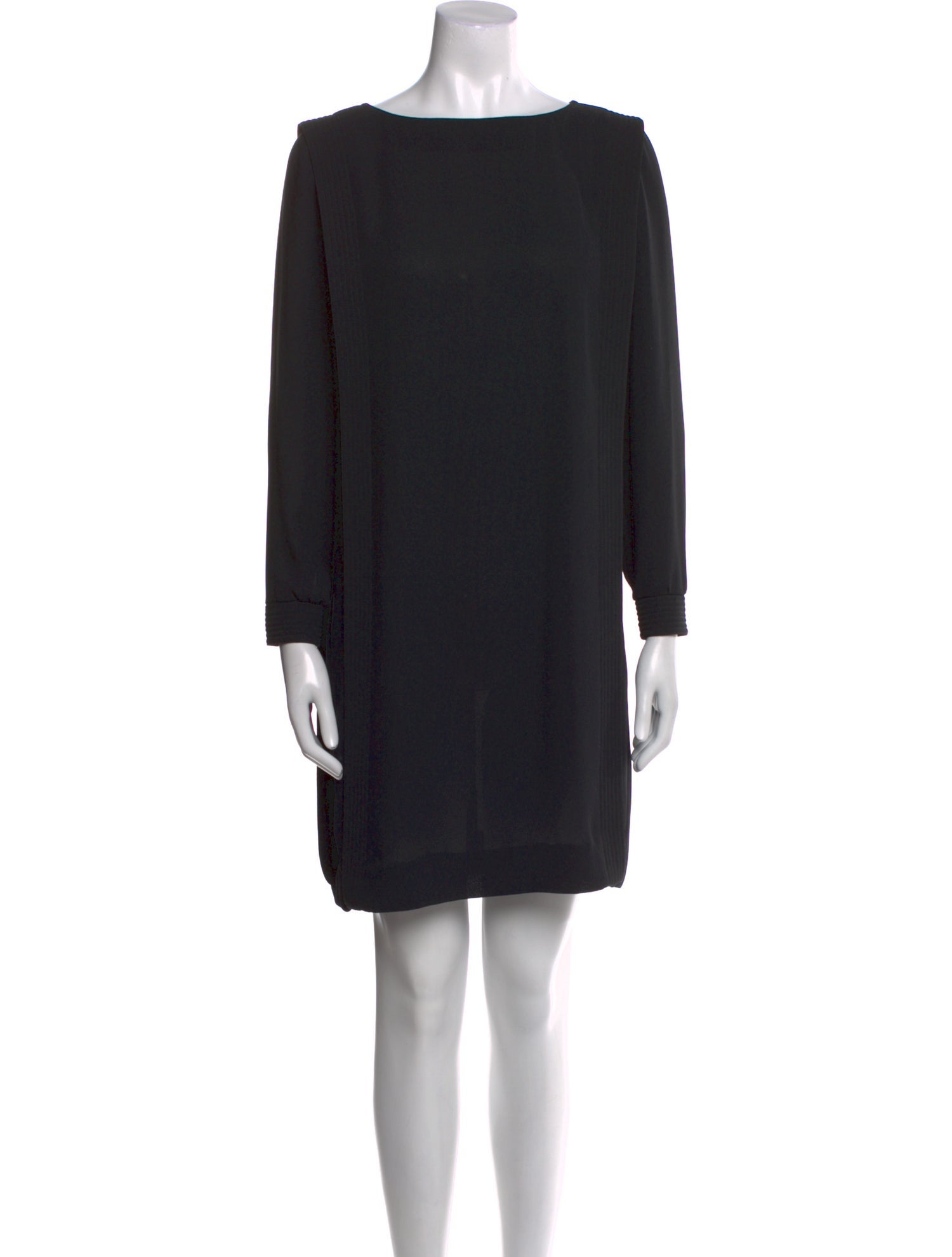 Pierre Cardin Bateau Neckline Mini Dress