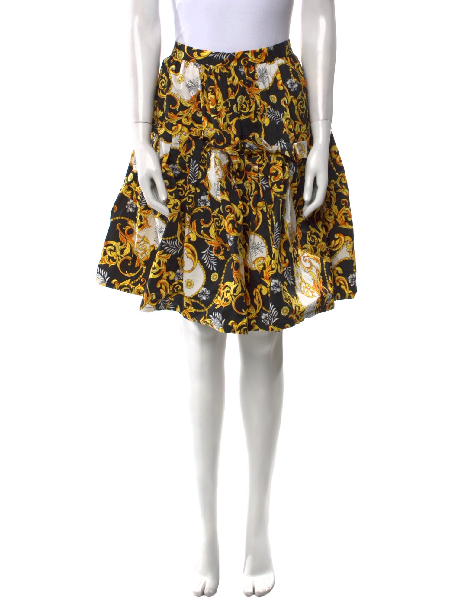 Pierre Cardin Floral Print Knee-Length Skirt