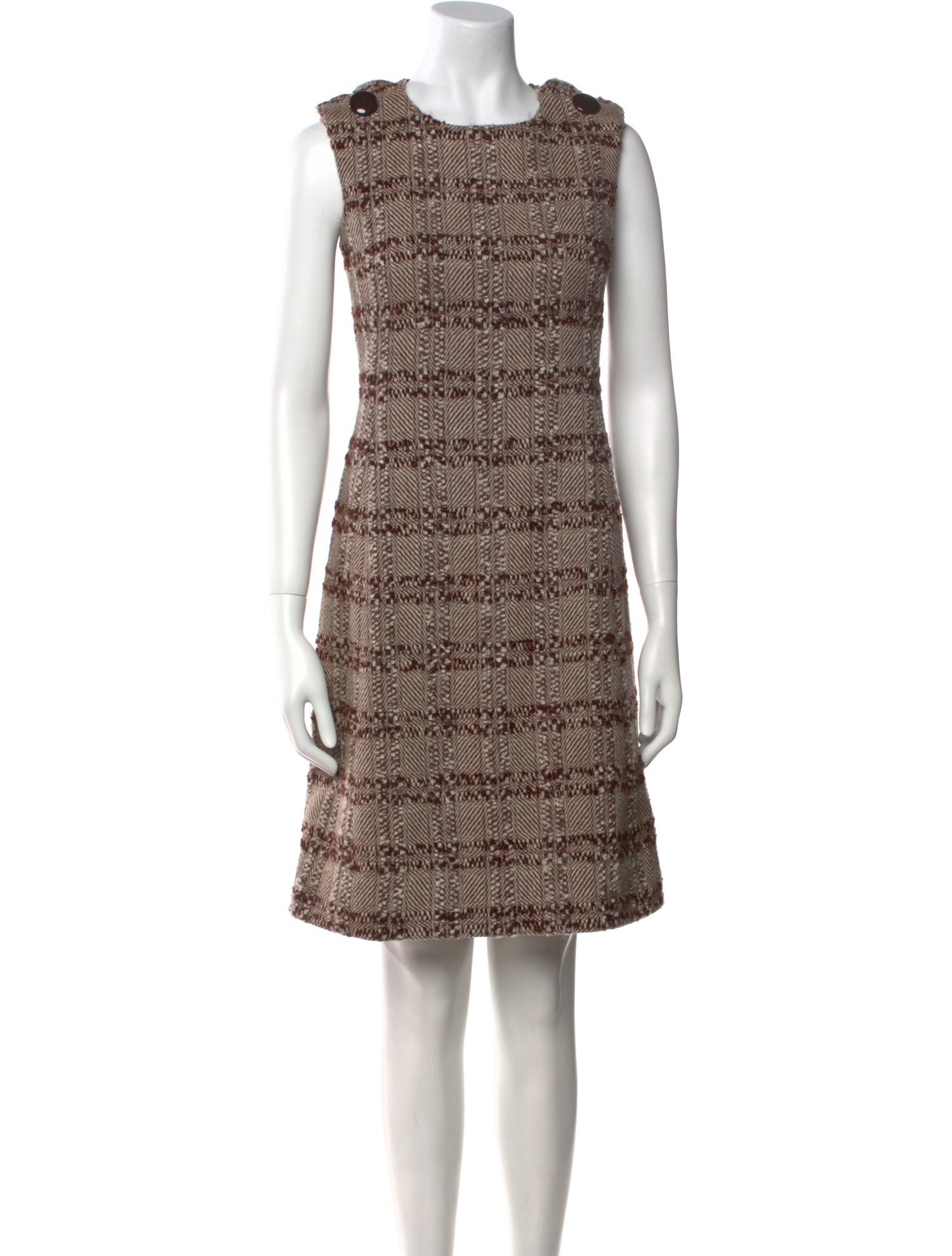 Pierre Cardin Crew Neck Knee-Length Dress