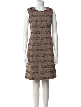 Pierre Cardin Crew Neck Knee-Length Dress