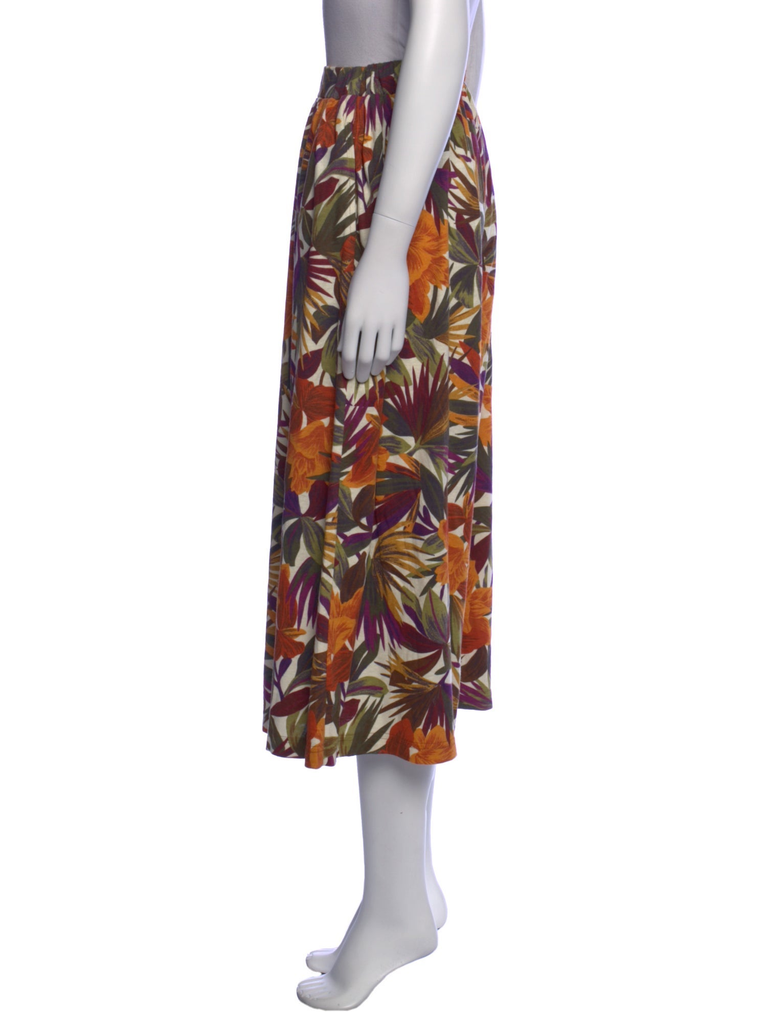 Pierre Cardin Floral Print Wide Leg Pants