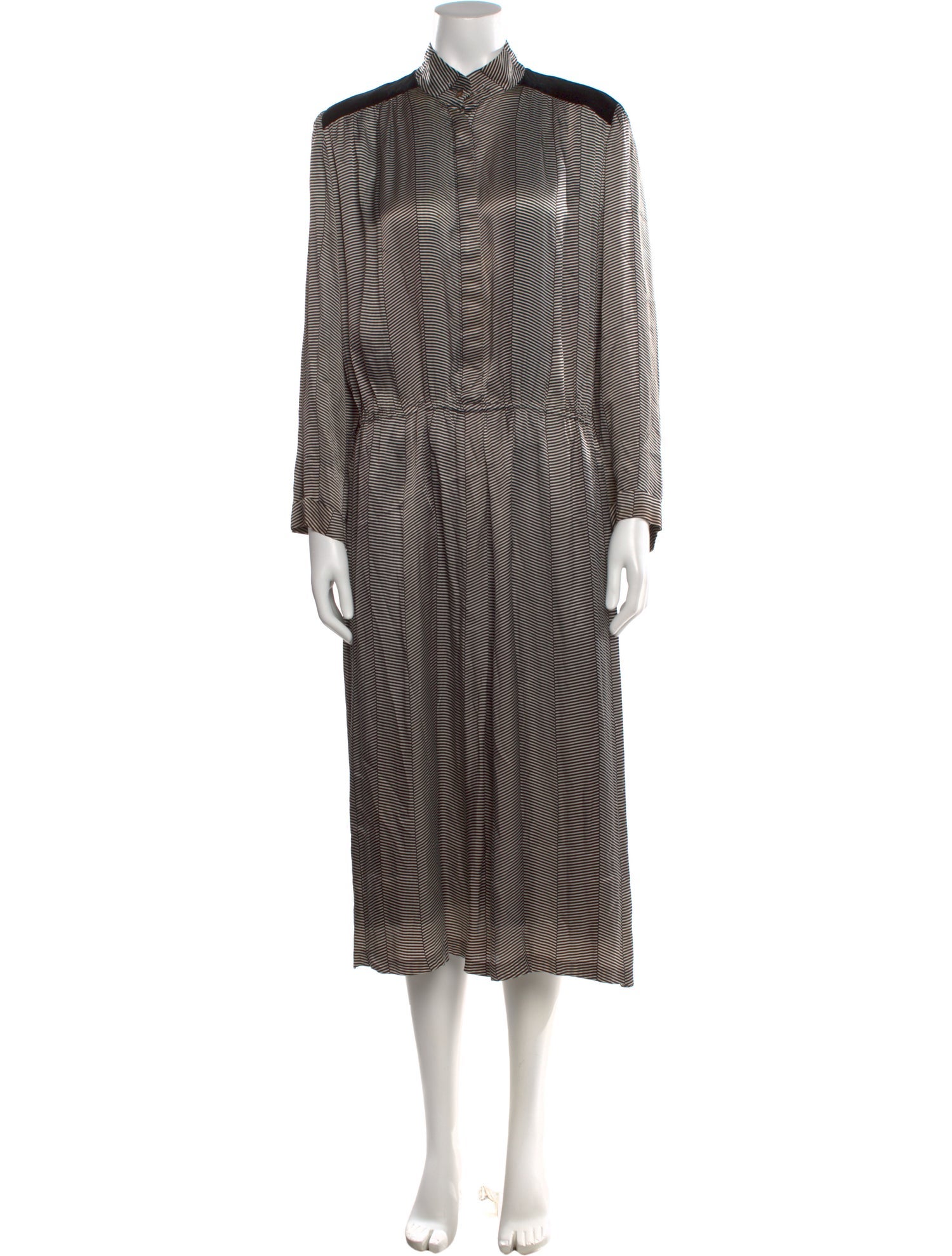 Pierre Cardin Striped Long Dress