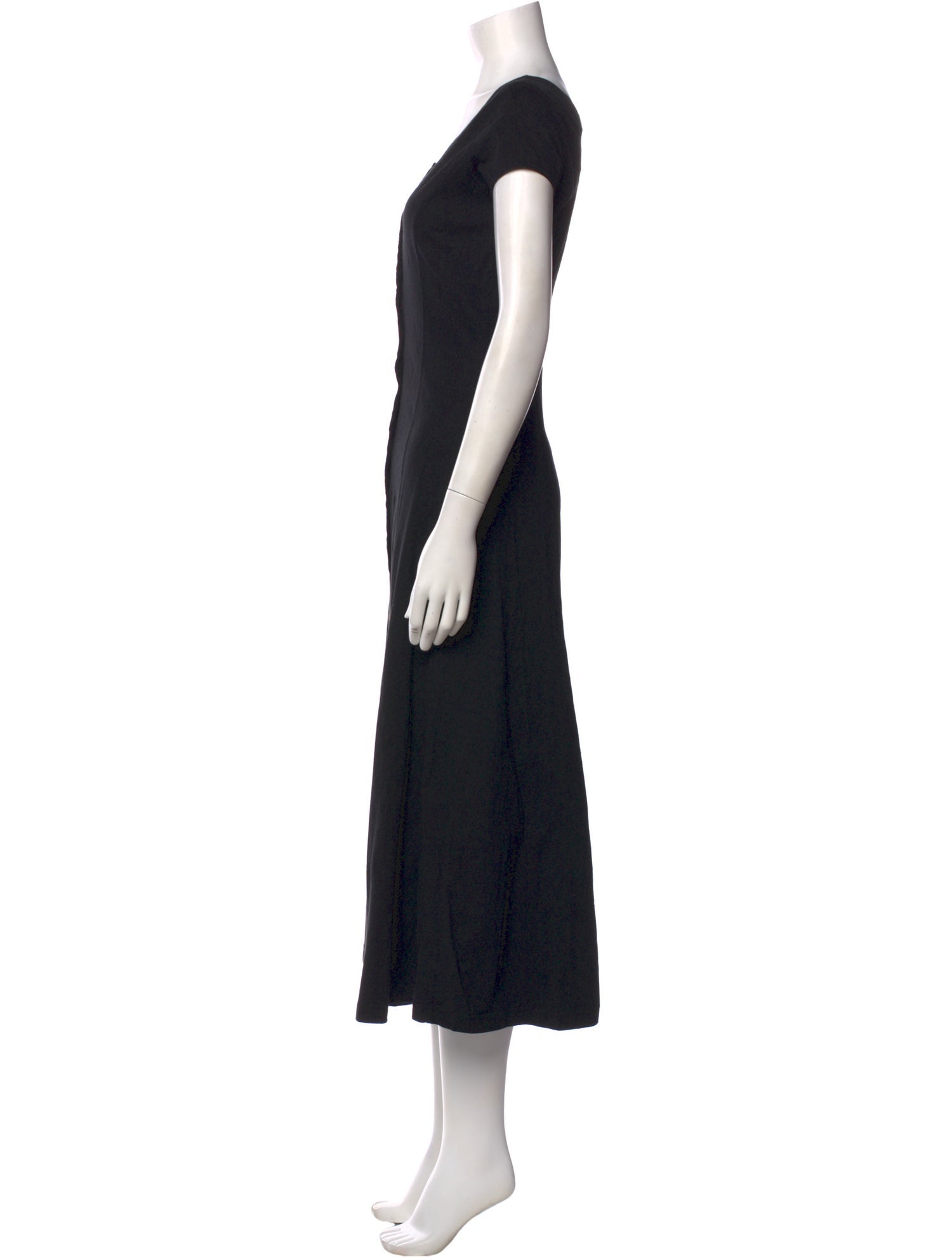 Pierre Cardin Scoop Neck Long Dress