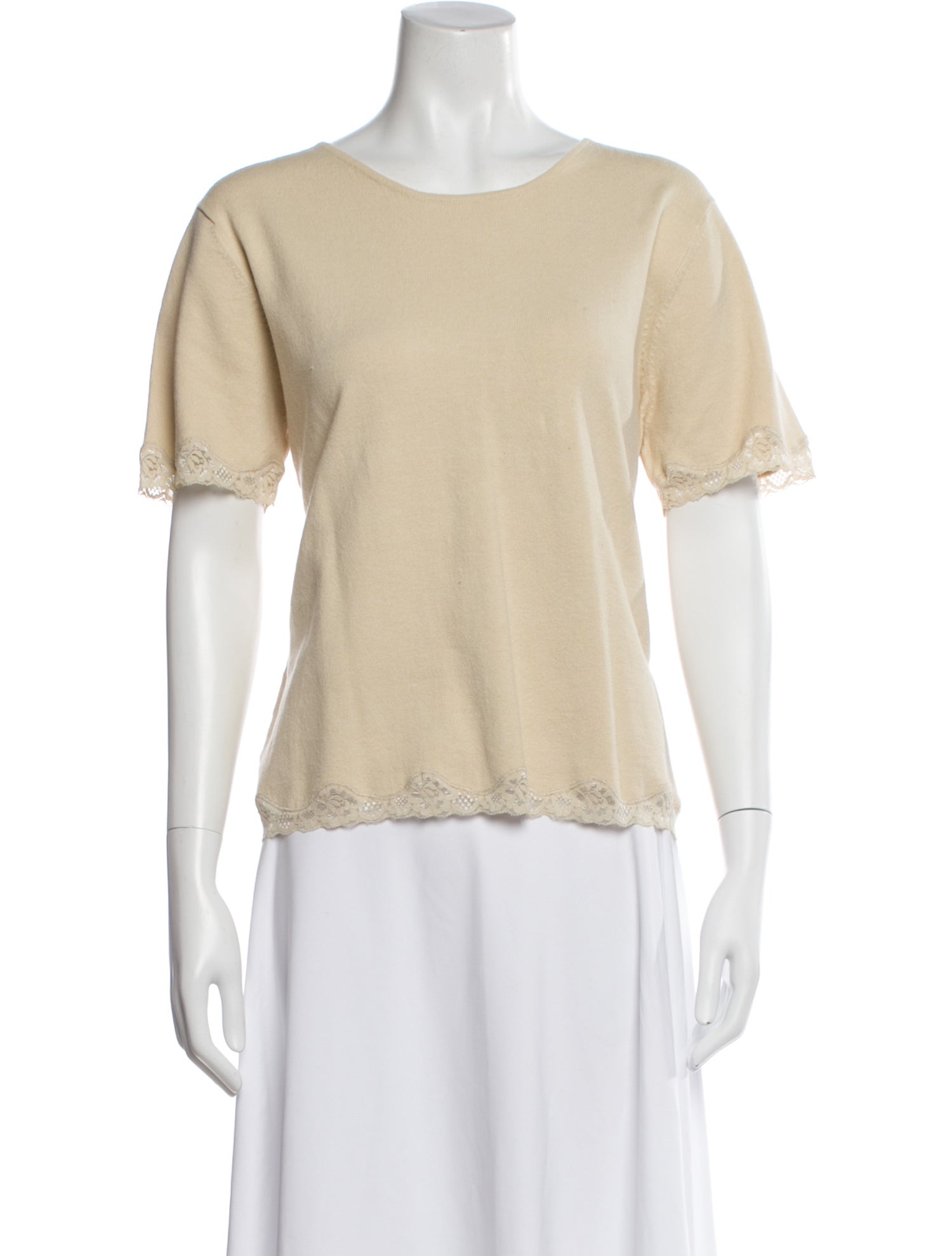 Pierre Cardin Crew Neck Short Sleeve Top