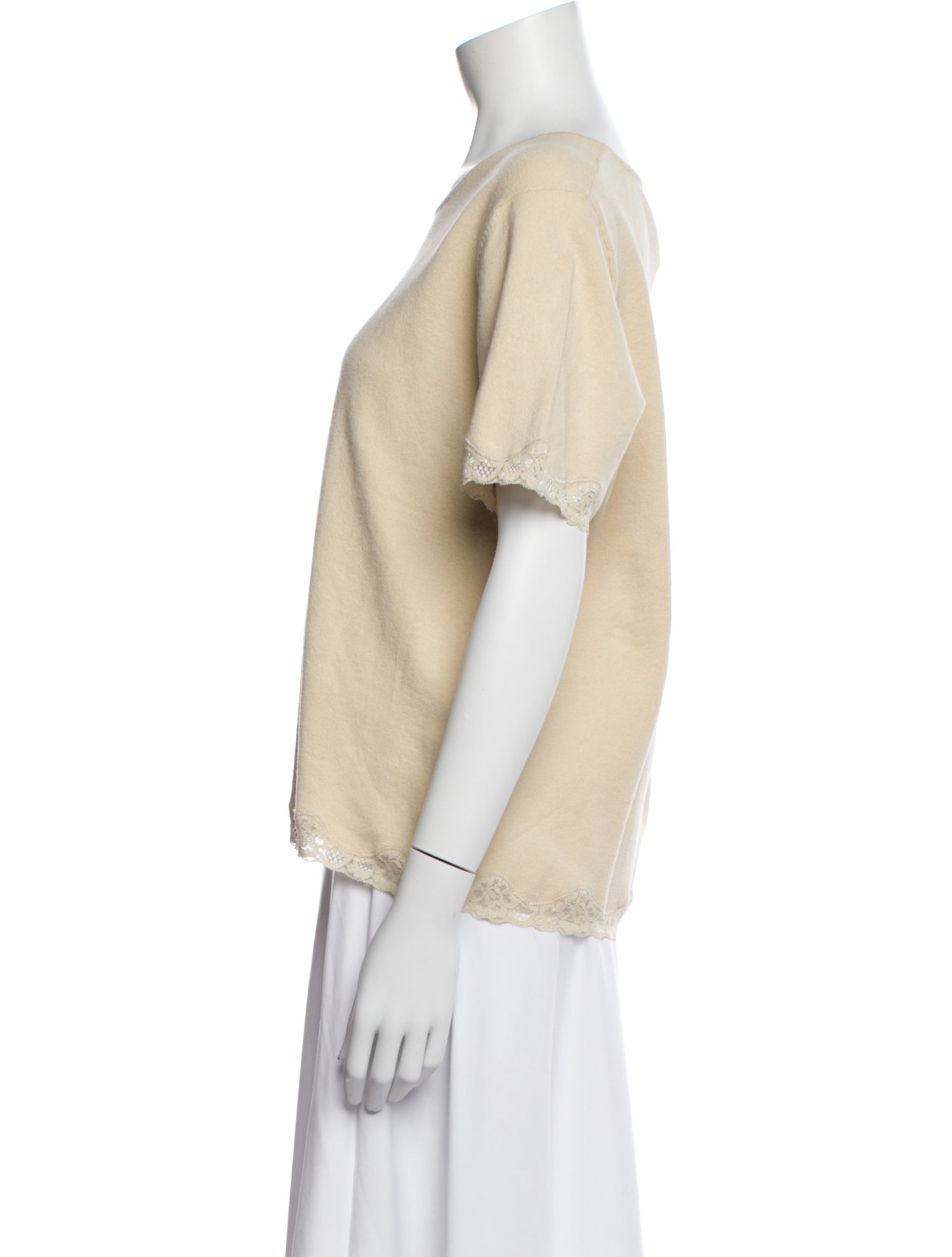 Pierre Cardin Crew Neck Short Sleeve Top