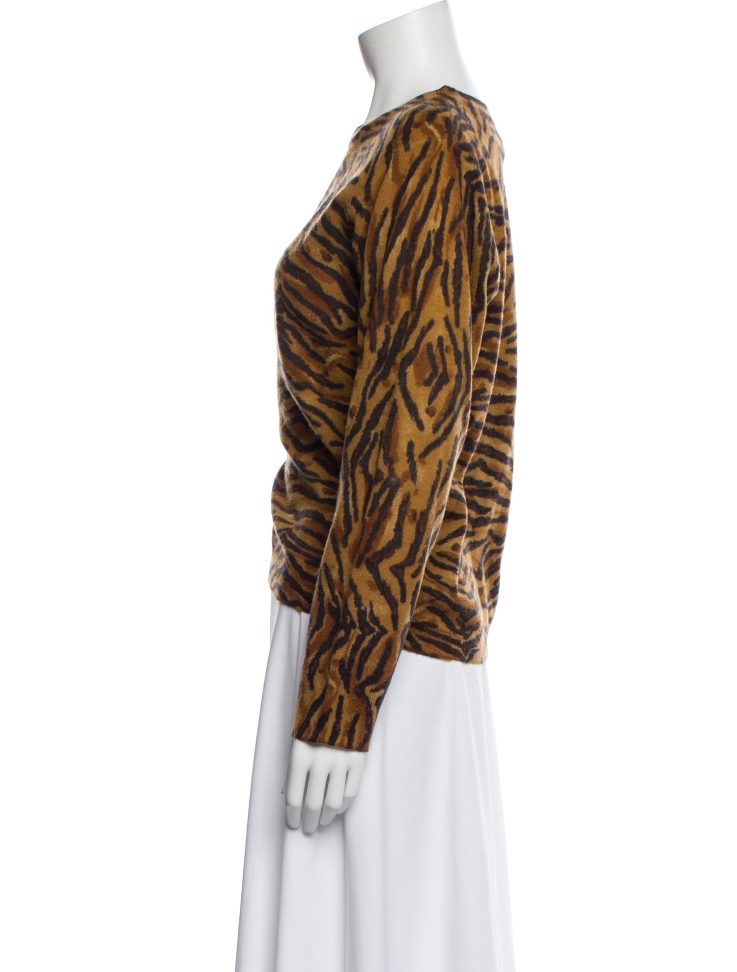 Pierre Cardin Lambswool Animal Print Sweater