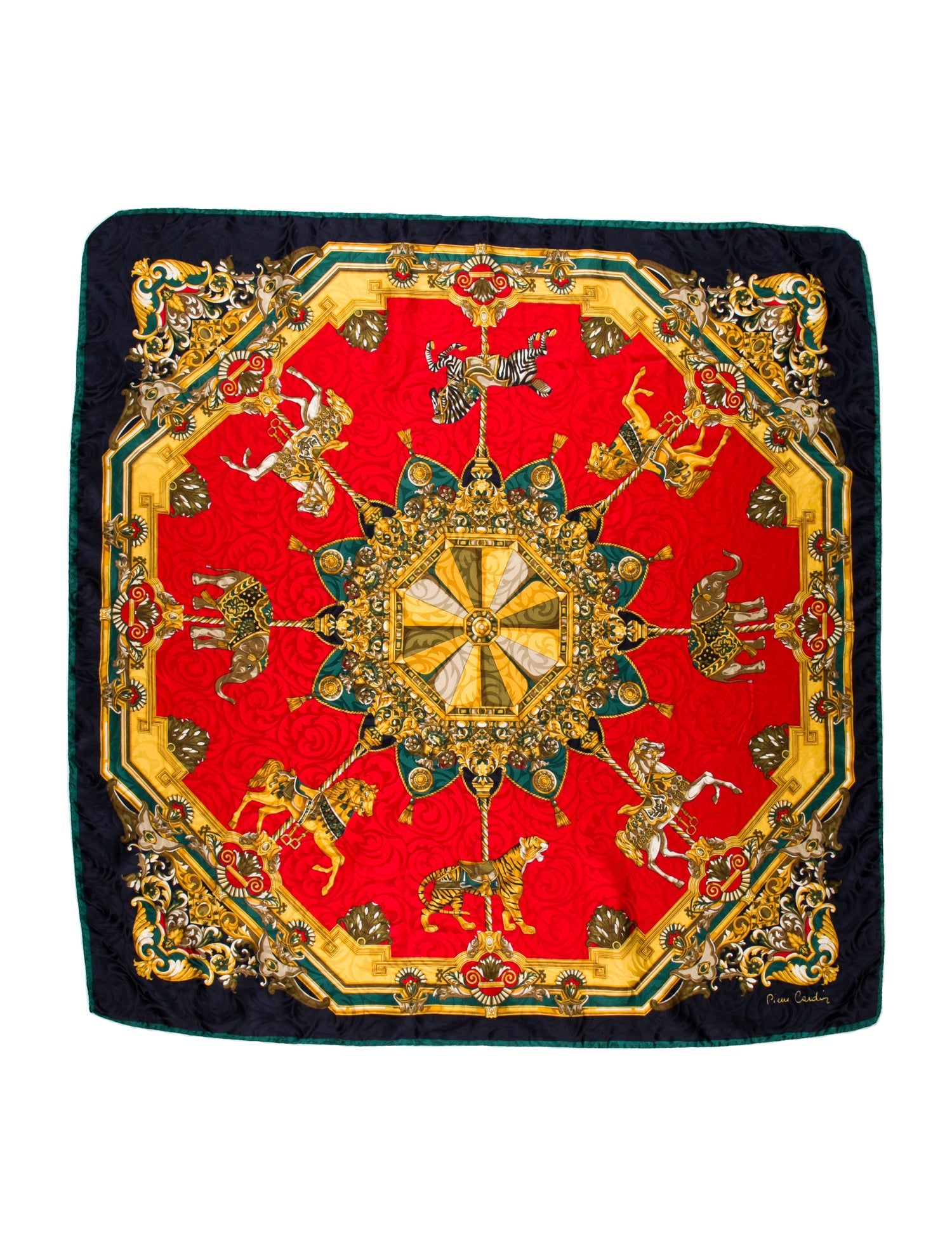 Pierre Cardin Silk Printed Bandana