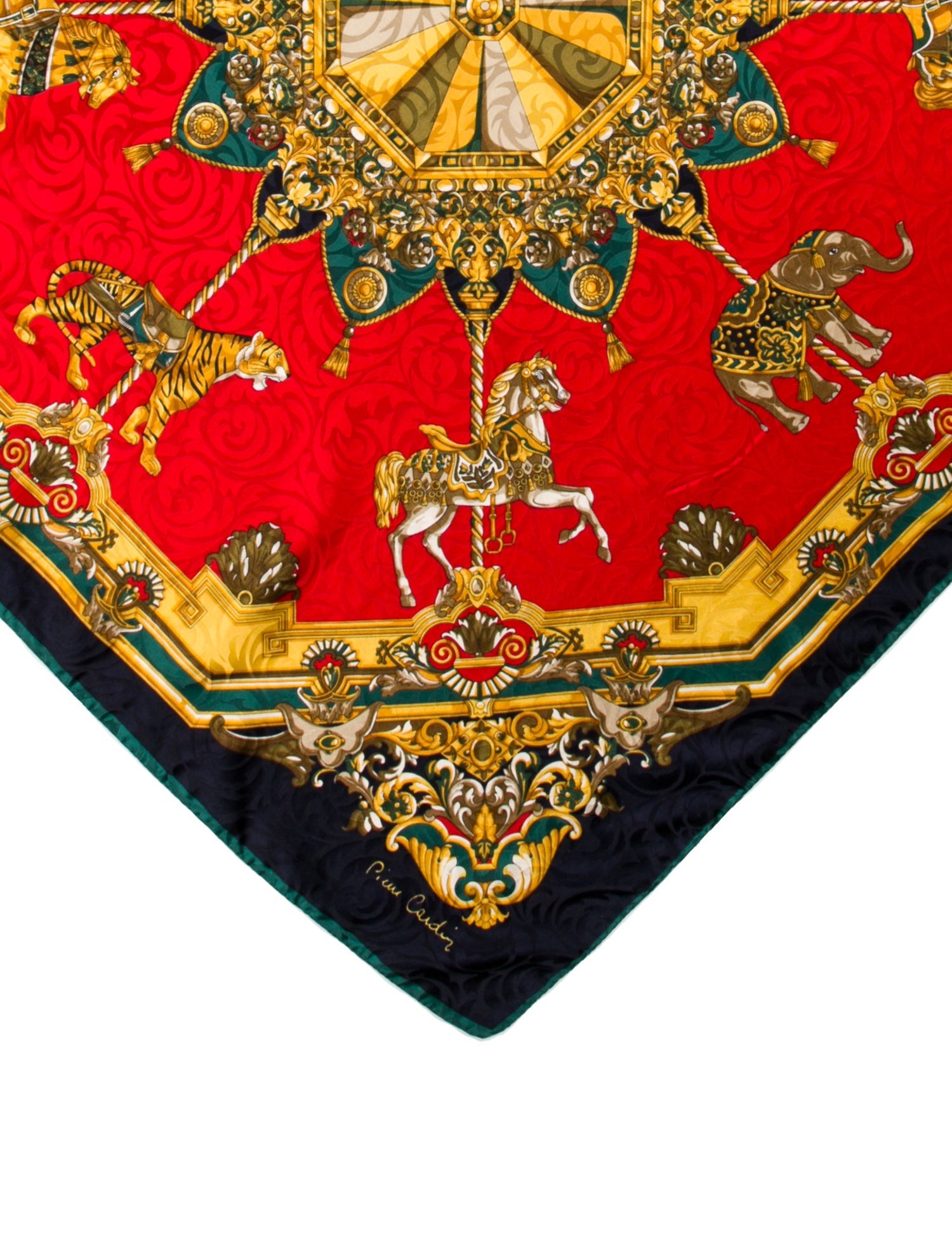 Pierre Cardin Silk Printed Bandana