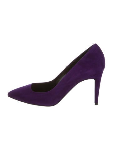 Pierre Hardy Suede Pointed-Toe Pumps w/ Tags
