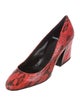 Pierre Hardy Embossed Snakeskin Pumps