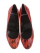 Pierre Hardy Embossed Snakeskin Pumps