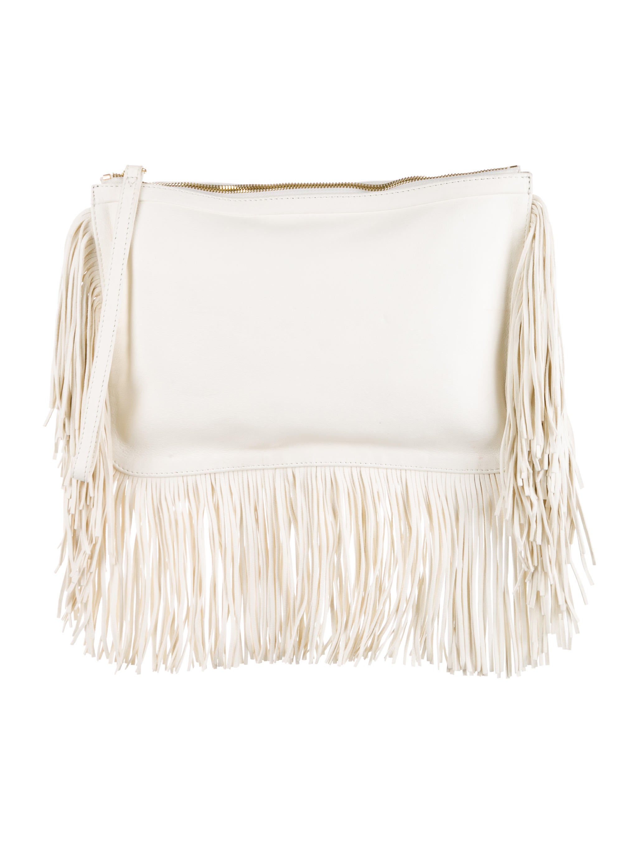 Pierre Hardy Fringe Leather Clutch