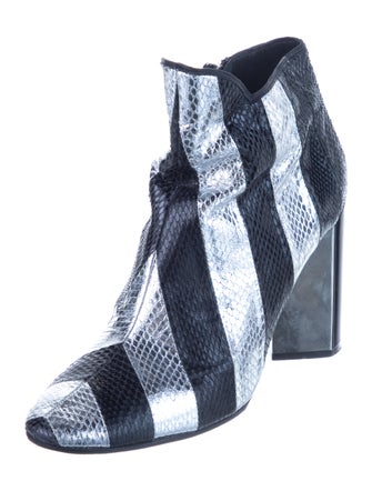 Pierre Hardy Embossed Snakeskin Boots